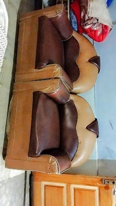 Wooden sofa set