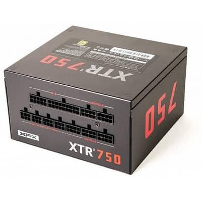 XFX 750W Power Supply Gold plus Fully Modular Power supply Gaming PC