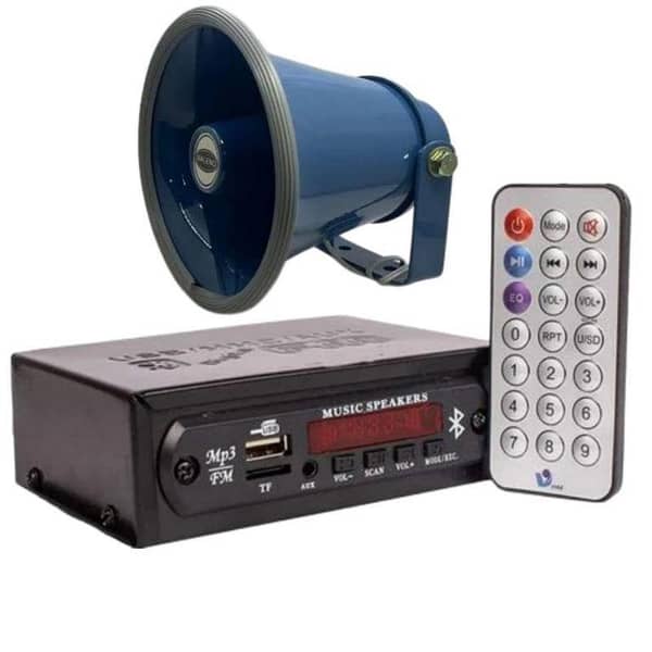 12 Volt DC Single IC Mp3 Audio Tape With 6K Unit Loud Speaker