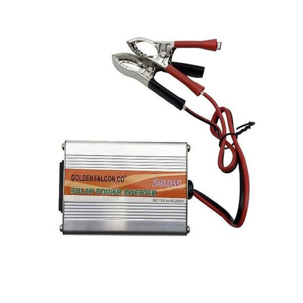 Power Inverter 250W Solar Inverter 12V to 220V Smart Solar Power Inverter