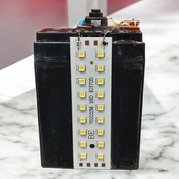 Emergency Rechargeable LED Torch Light High Quality Handmade