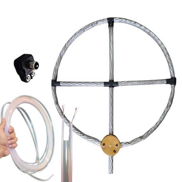 Antenna Full HD And High Gain Upto 550 Miles Out Door TV,LED Antenna For TV , LCD , And LED With Antenna Wire & Tv pin