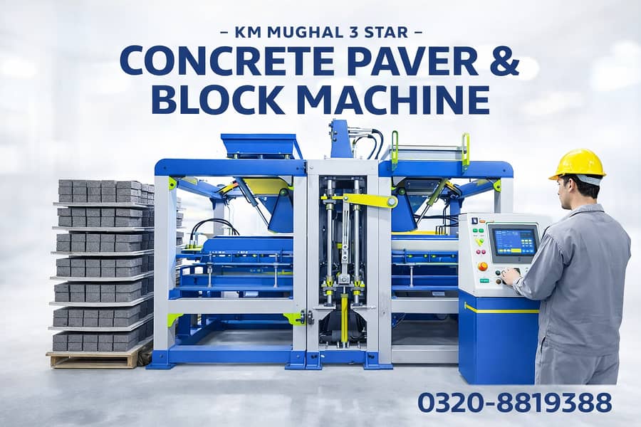 Paver Tile, Tuff Tile, Hollow & Solid Block Making Machine 14