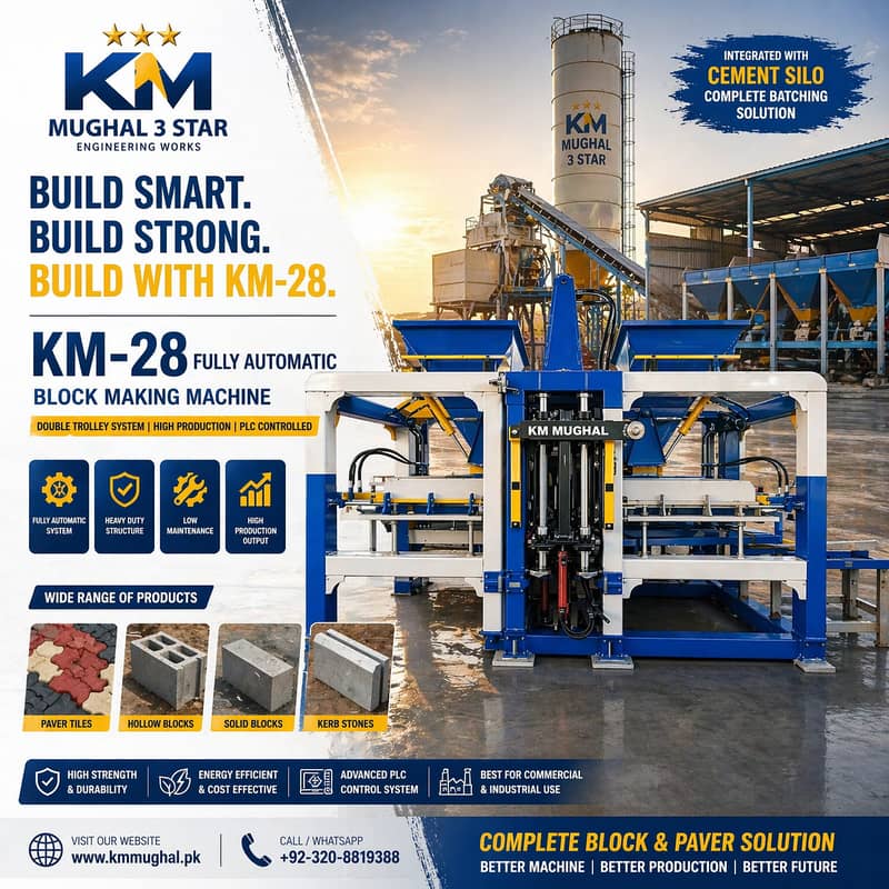 Block Making Machine | Tuff Tile & Paver Tile – Hollow & Solid Block 13