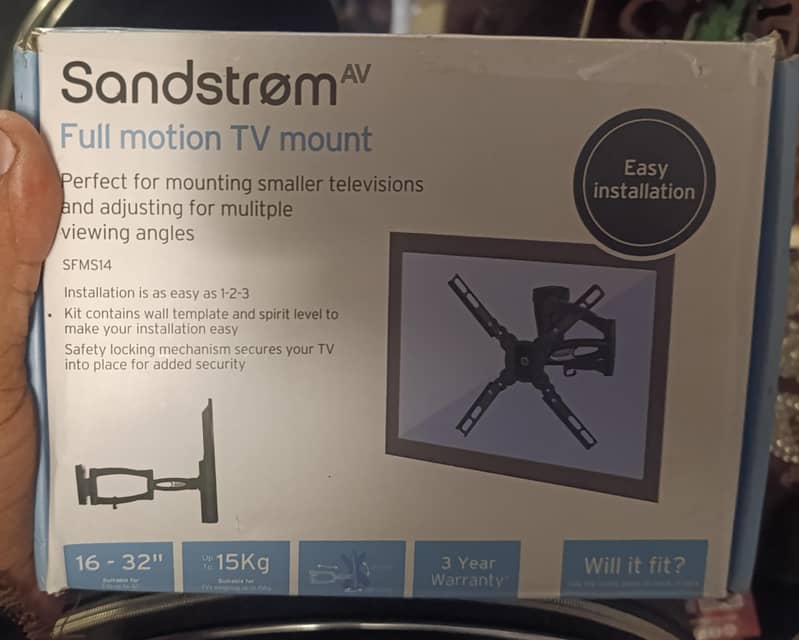 Sendstrom full motion tv mount 0