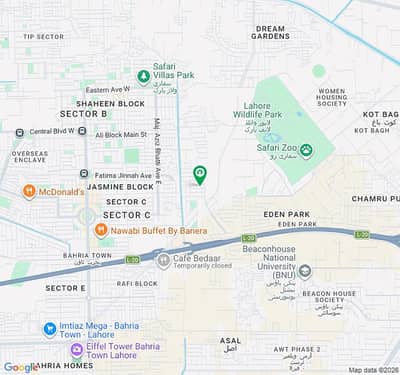 BAHRIA TOWN LAHORE NARGIS BLOCK 10 MARLA PLOT FOR SALE
