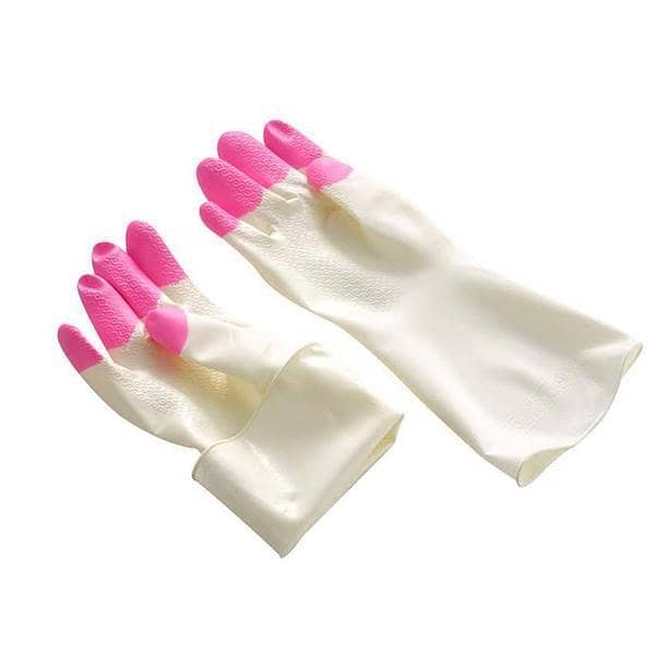 Long Sleeve Thin Latex Kitchen Dishwashing Gloves for Gardening, Painting, and Pet Care