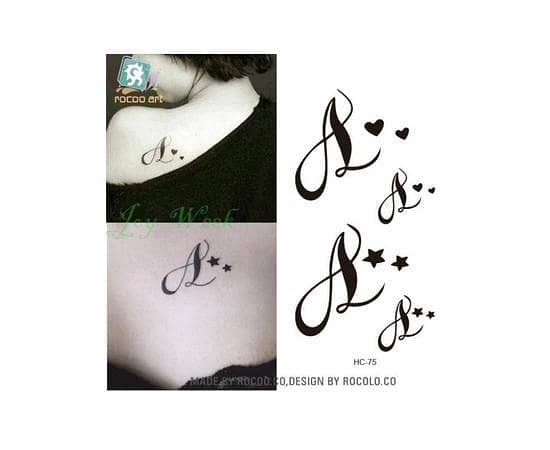Little Music Love Temporary Flash Tattoo Sticker