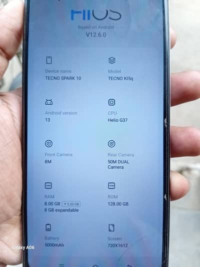 Tecno Spark 10 Dual Sim Pta Approved Hai. .   8/128