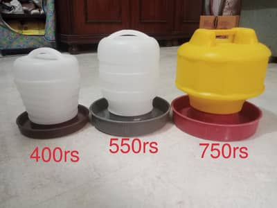 hens water and feed feeder bottle