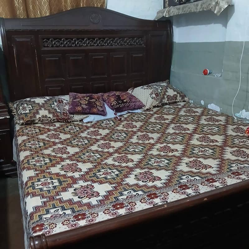 bed with side tables 1