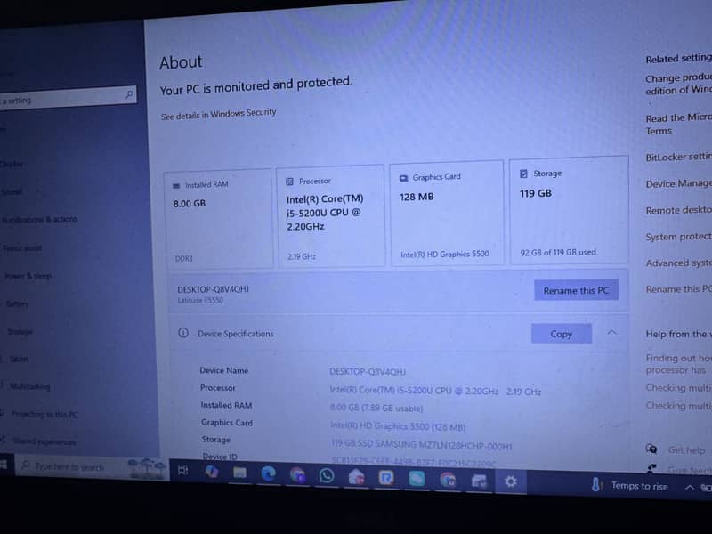 Dell Latitude E5550 1