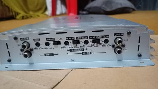 Original Imported branded Genuine USA Blaupankt Heavy 4channel amplifi
