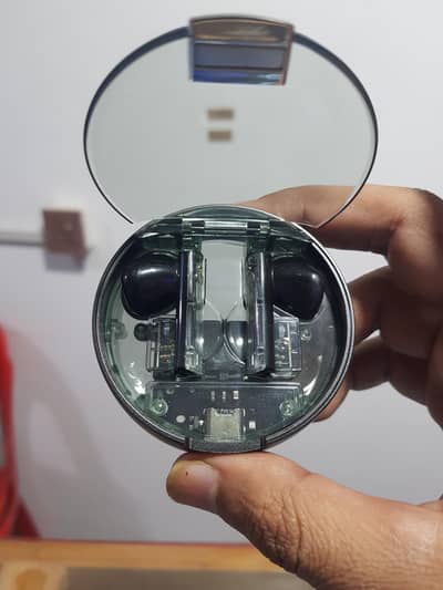 imported transparent wireless earbuds
