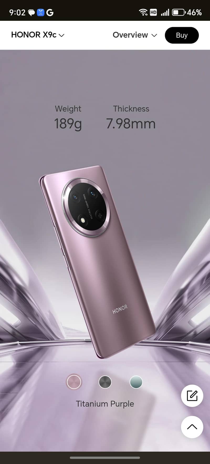 honor x9c 0