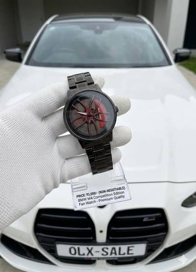  BMW M4 Competition Edition - Spinning Rim Watch (Limited Stock)