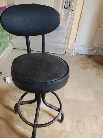 free stool with 2 imported office executive chairs