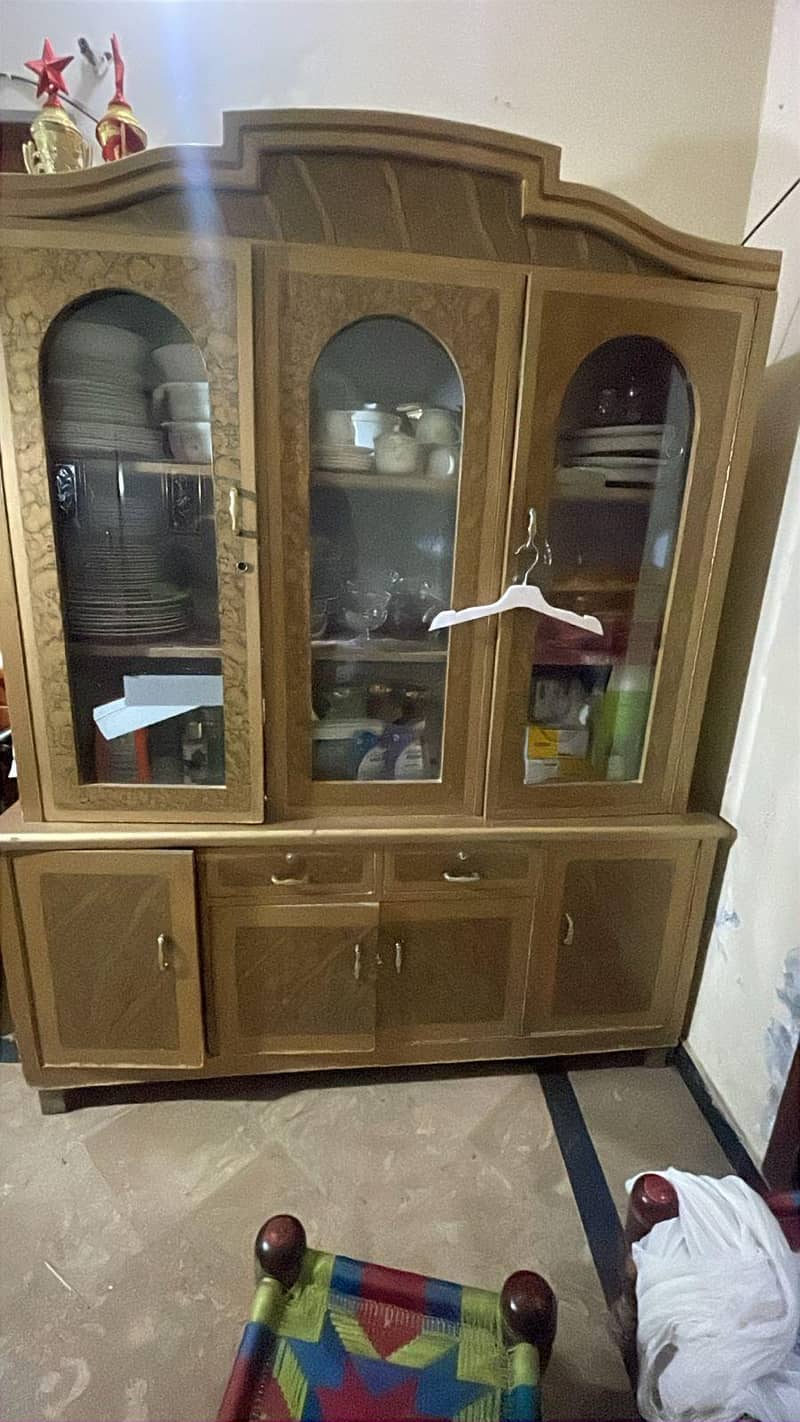 table set dressing table and showcase 0