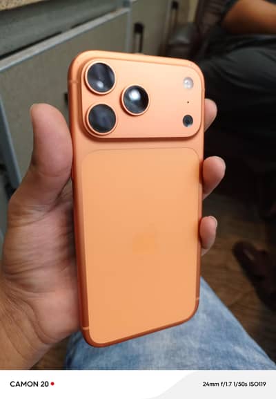 I phone 17pro max jv orange 256gb