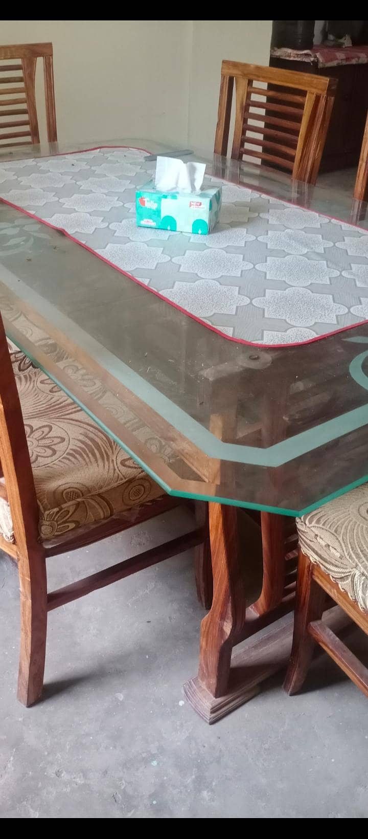 6 chairs dining table 1