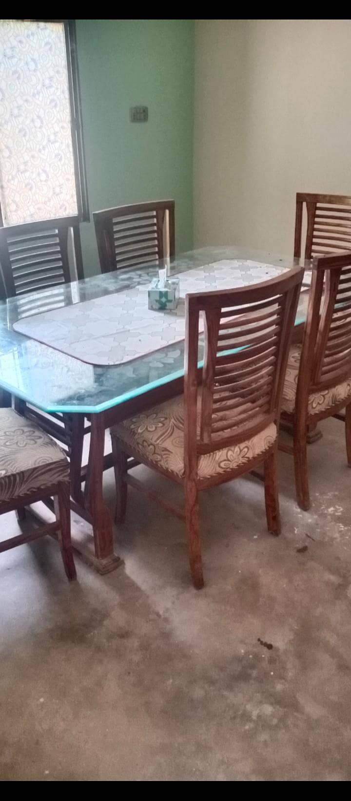 6 chairs dining table 2