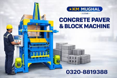 Automatic Concrete kerbstone Machine for Hollow, Solid block plant
