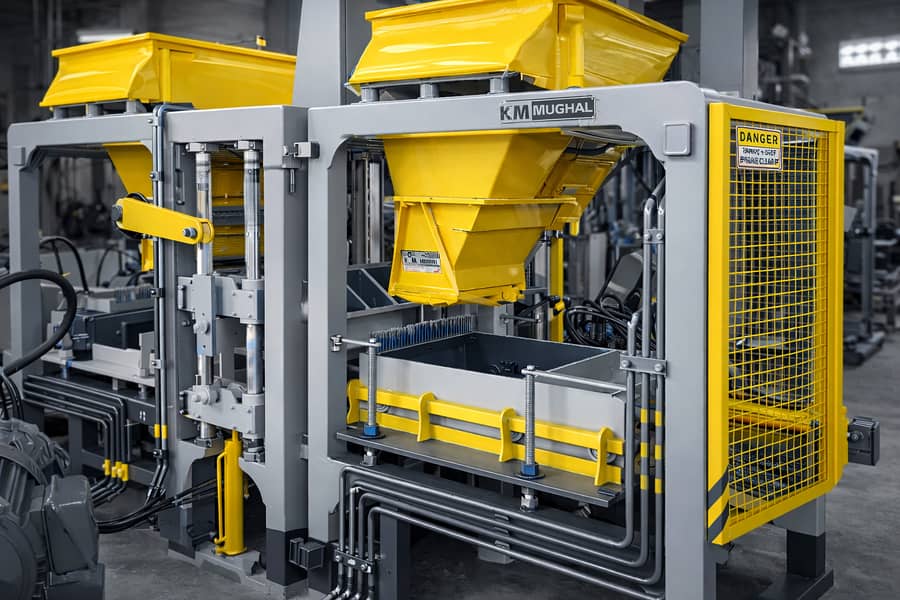 Paver Machine | Tuff Tile Machine | Concrete Block Making Machine 9