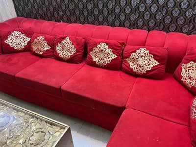 L shaped 6 seater sofa for slae  in Johar town D block