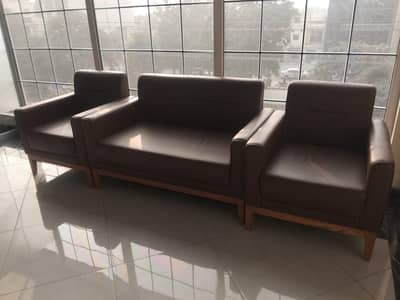 Leather Sofa Set 3+1+1 | Stylish Modern Sofa | Durable & Comfortable