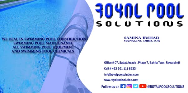 Swimming Pool Equipment and chemical available