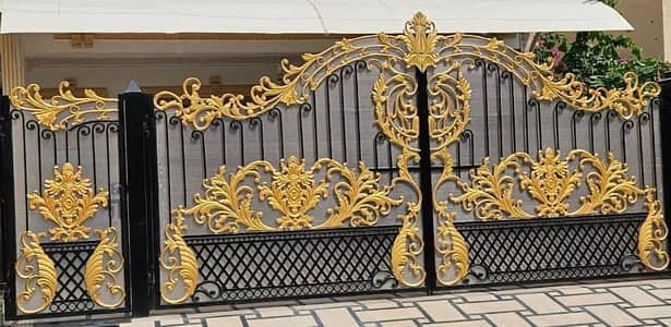 MODERN WROUGHT IRON MAIN GATE | STEEL GATE  | STEEL STAIRS