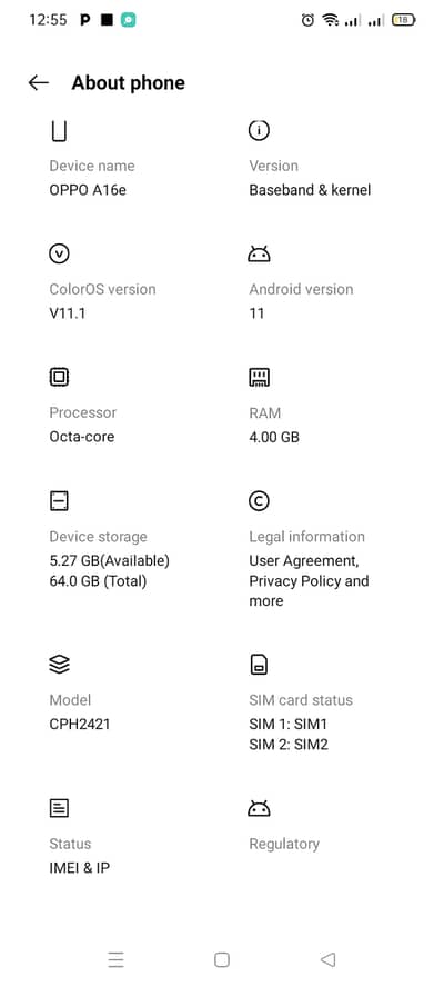 OPPO A16e