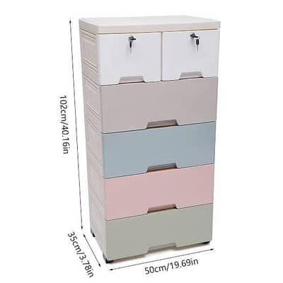 PVC Almari with 6 Drawers