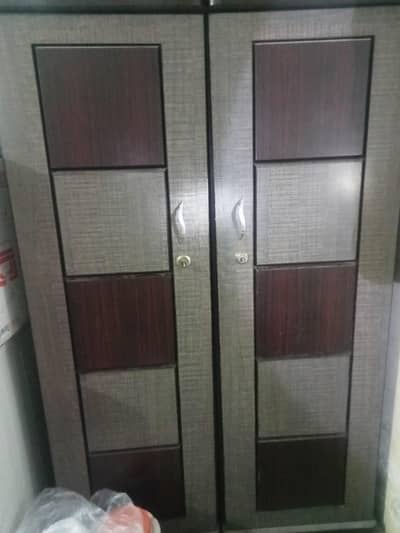 wooden full size cupboard