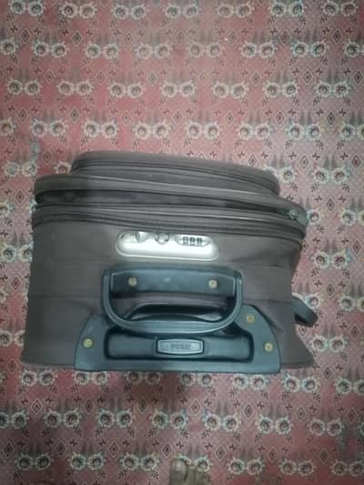 Brown Trolly Suitcase/Luggage Bag in good Condition