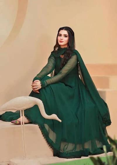 Chiffon 3pec frock