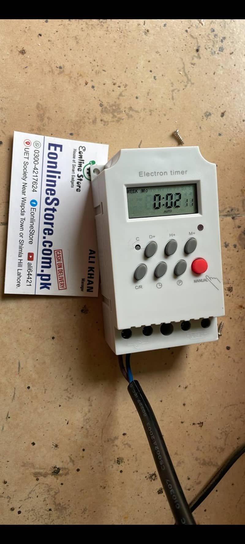 Digital LCD solar Timer for AC pump  7days Weekly Programmable 0