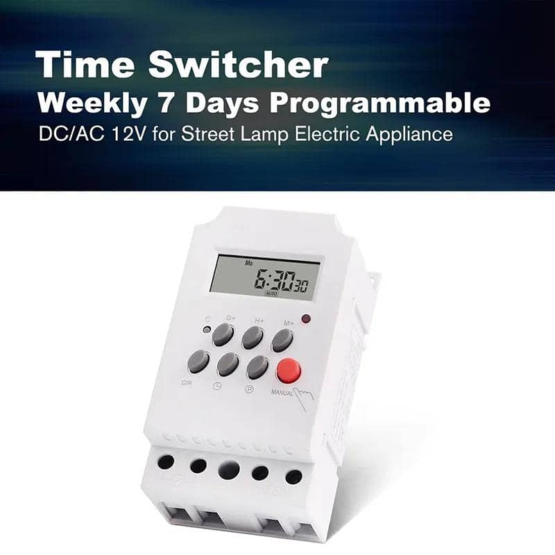 Digital LCD solar Timer for AC pump  7days Weekly Programmable 2