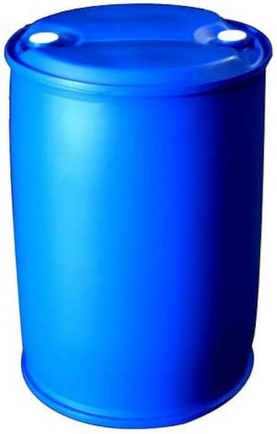 New plastic blue drum