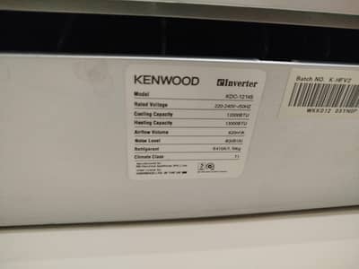 Kenwood inverter 1 ton ac
