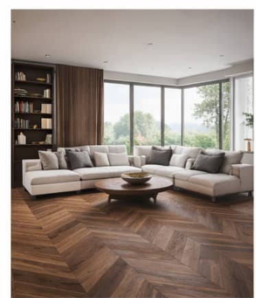 Wood floor-Laminated floor-Eva mats floor-Wallpaper-Grass-Mini Blinds