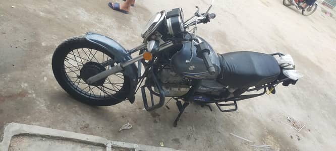 Suzuki gs 150 blue color 2014 model