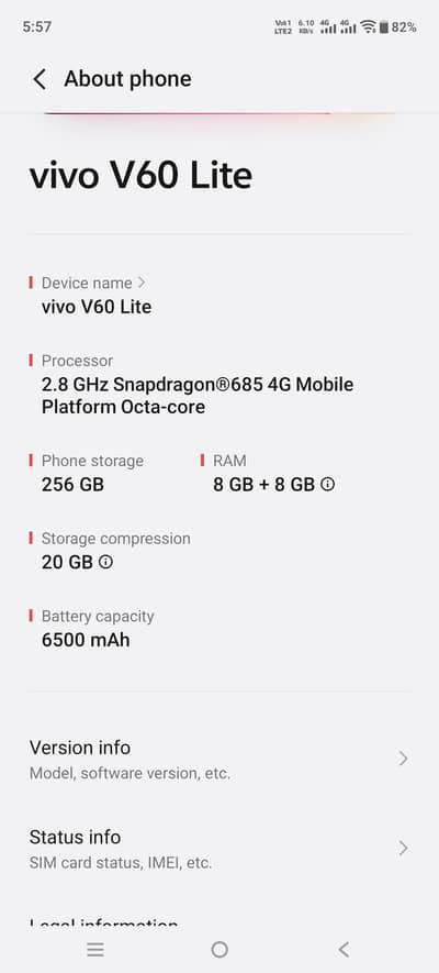 vivo v60 lite