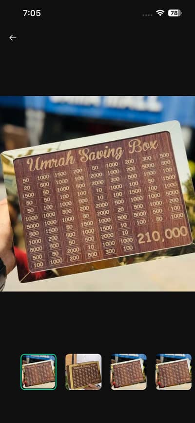 Umrah saving box