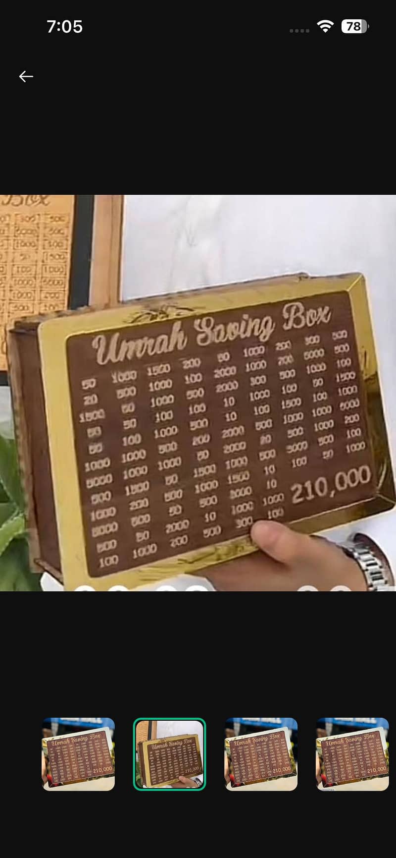 Umrah saving box 1
