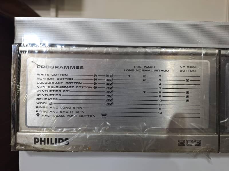 Phillips fully automatic washing machine 3