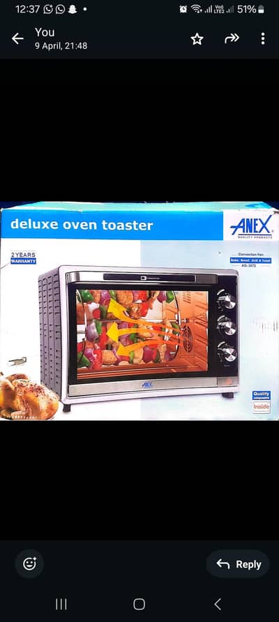 Deluxe Oven Toaster