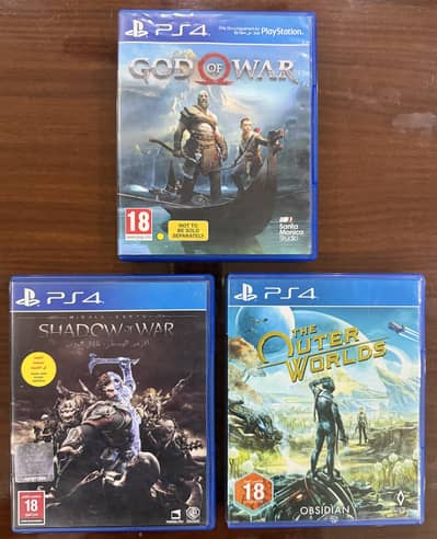 Middle Earth: Shadow of War | God of War PS4 | The Outer Worlds PS4