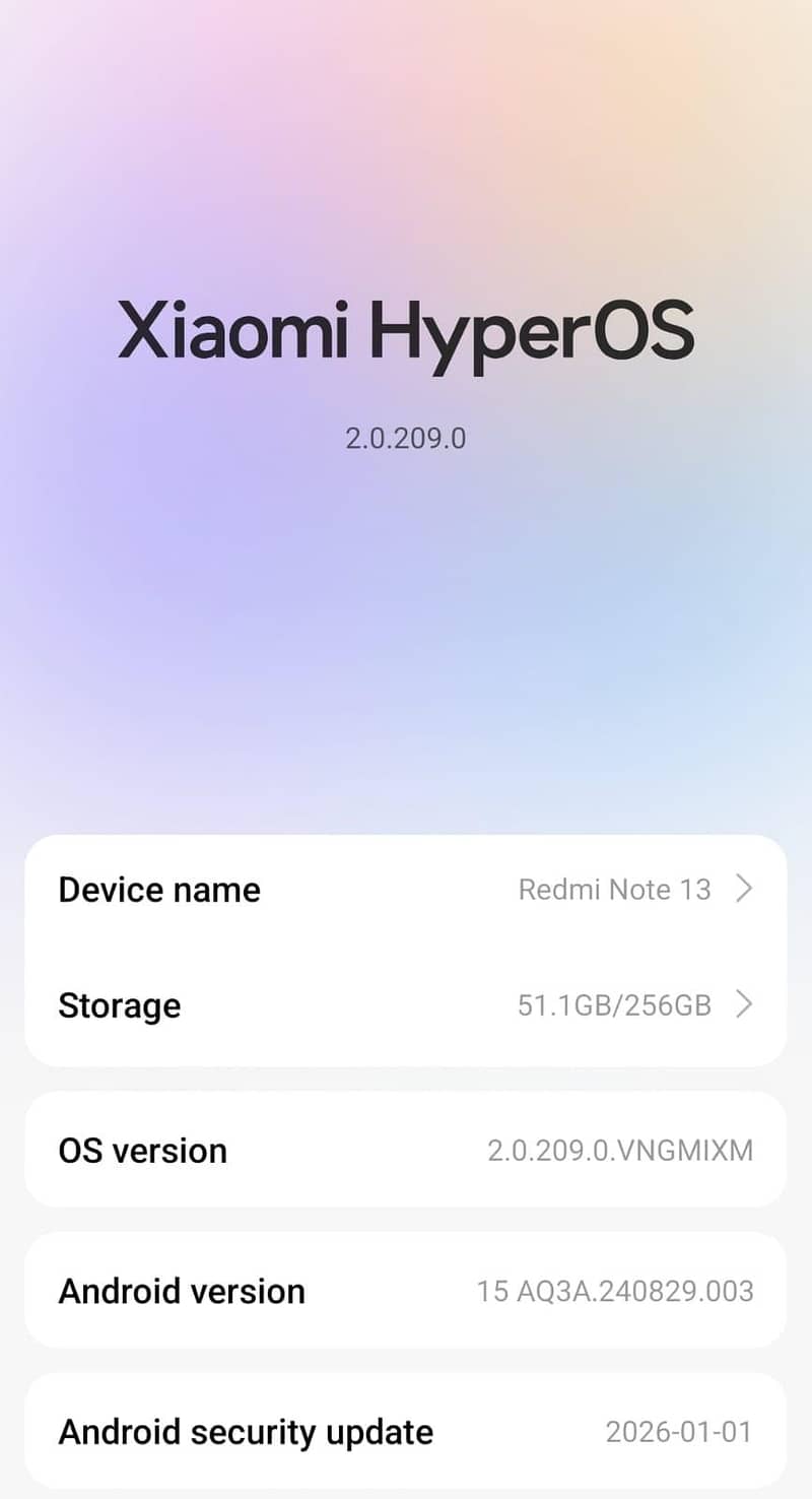 Redmi note 13 0