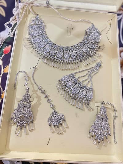 silver bridal jewellery